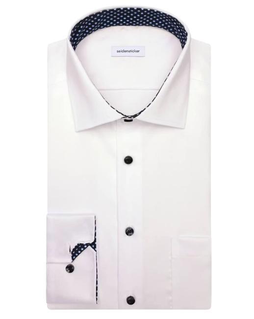 2dekans | Seidensticker Heren Overhemd White - Slim Fit -, Kleding | Heren, Overhemden, Ophalen of Verzenden