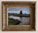 Hollandse school (XXI)Naar Piet Mondriaan - Landschap met, Antiek en Kunst