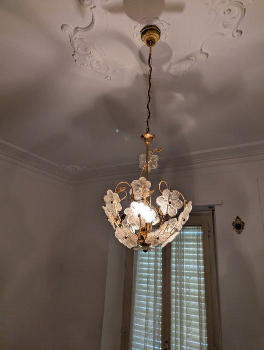 Murano - Plafondlamp - Glas - Roselline Murano goud, Antiek en Kunst, Antiek | Overige Antiek