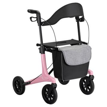 MultiMotion Carbon rollator met softwielen - Maat M - Roze beschikbaar voor biedingen
