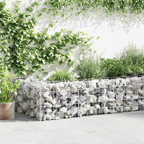 vidaXL Schanskorfmuur 630x30x50 cm gegalvaniseerd staal, Tuin en Terras, Tuinhekken en Hekwerk, Nieuw, Verzenden