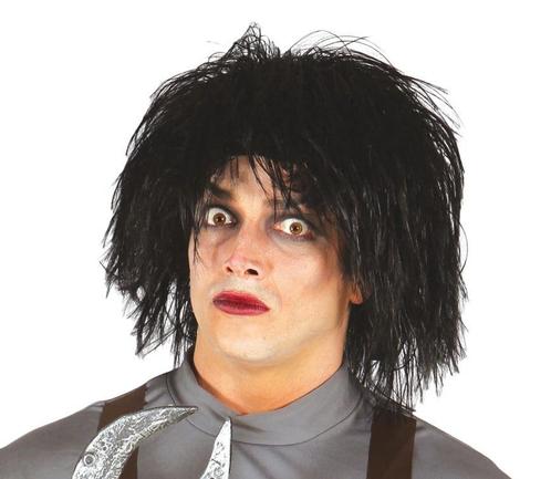 Halloween Zwarte Pruik, Hobby en Vrije tijd, Feestartikelen, Nieuw, Verzenden