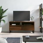 vidaXL Meuble TV chêne marron 100x34,5x44,5 cm bois, Maison & Meubles, Armoires | Mobilier de télévision, Neuf, Verzenden