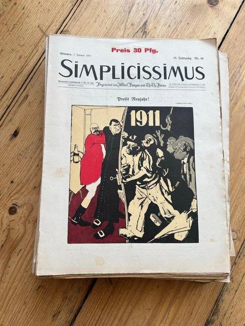 Simplicissimus – Kompletter Jahrgang 1911 (Januar bis, Antiek en Kunst, Antiek | Boeken en Manuscripten