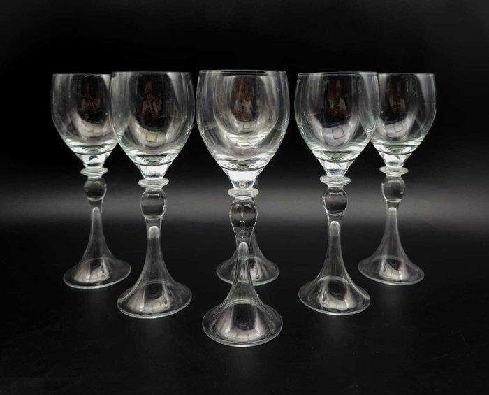 Murano - Drinkservies (6) - Kristal - glazen voor rode wijn, Antiek en Kunst, Antiek | Meubels | Tafels