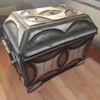 Opbergkoffer - Bot, messing, hout. - Ambachtelijk werk, 6,3