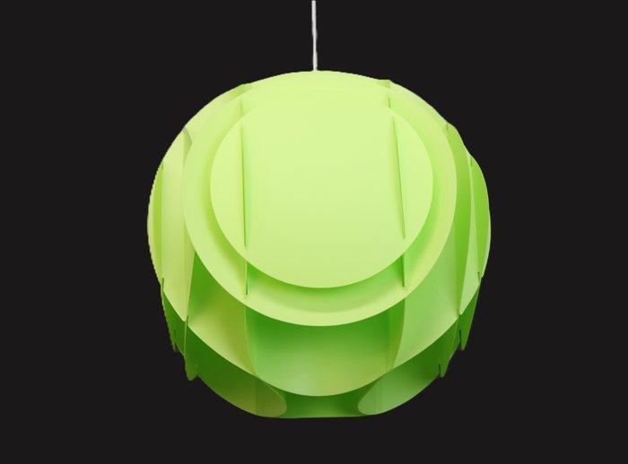 Deens design lamp - Groen plastic - Lampe - Plastique, Antiquités & Art, Antiquités | Éclairage