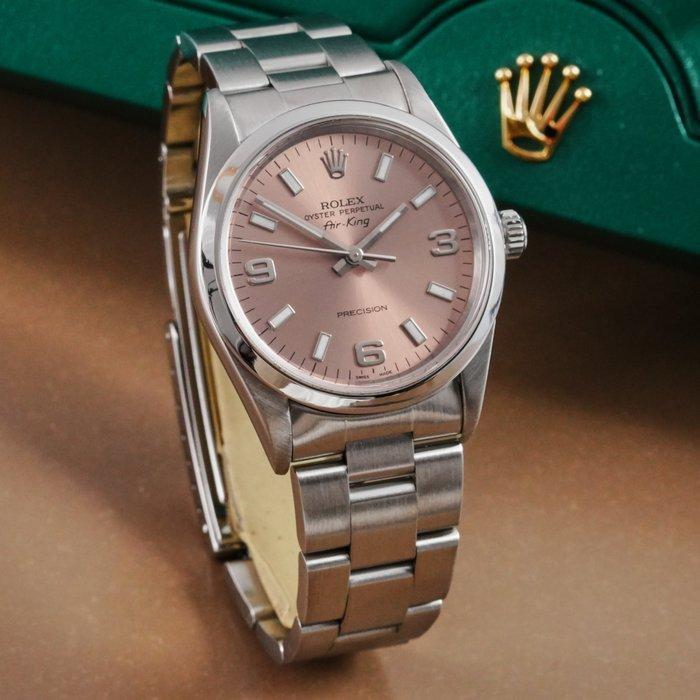 Rolex - Air King Salmon Dial - 14000 - Homme - 1990-1999, Handtassen en Accessoires, Horloges | Heren