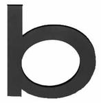 Huisnummer SQUARE LSQHN150-B mat zwart, Klink of Kruk