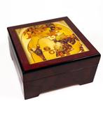 Böhme sieraden kistje met speeldoos muziekdoos Jugendstil, Antiek en Kunst