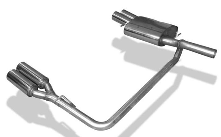 Rieger einddemper, li/re, 4x90mm, Typ 12, VW Passat (3C) | P, Auto-onderdelen, Uitlaatsystemen, Nieuw, Volkswagen, Verzenden