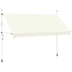 Luifel 400cm Creme | Retour Deal | Tuin & Terras | 40% Ko..., Verzenden, Nieuw, 250 cm tot 450 cm, Uitvalscherm