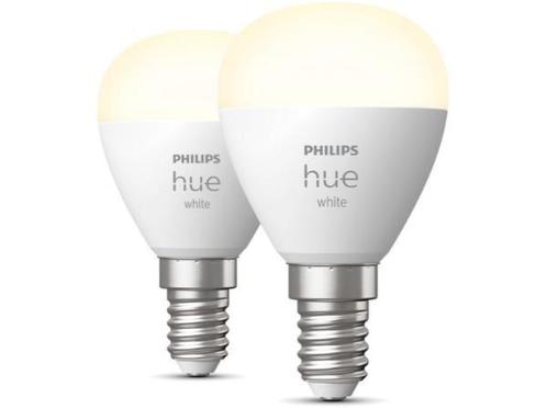 Veiling - Philips Hue Kogellamp Lichtbron E14 Duopack, Huis en Inrichting, Lampen | Losse lampen, Gebruikt