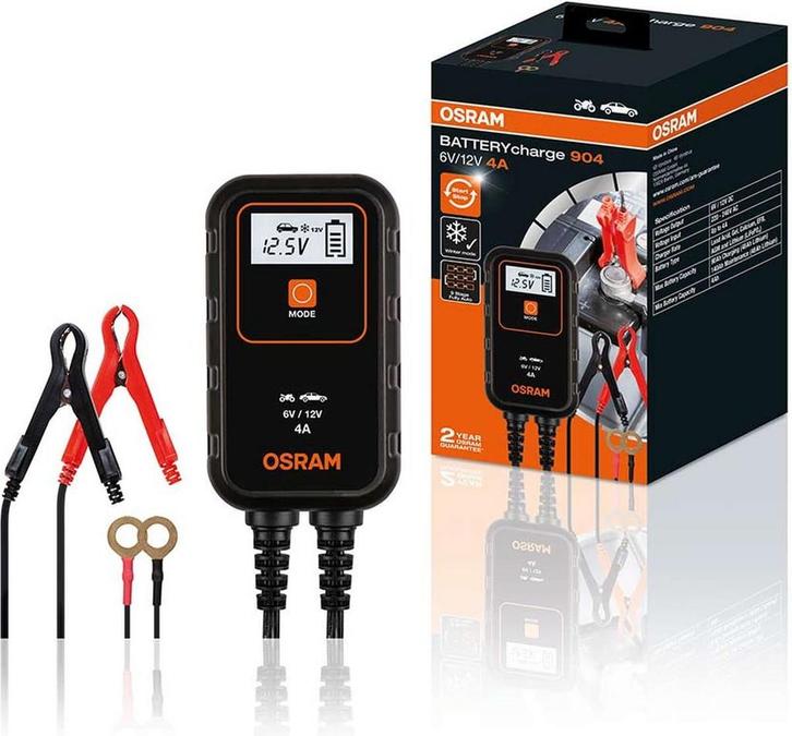 Osram BATTERY Charge 904 Acculader, Auto diversen, Auto-accessoires, Nieuw, Verzenden