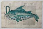 Ulisse Aldrovandi - Scolopenda cetacea - 1638, Antiek en Kunst