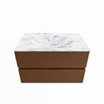 MONDIAZ VICA-DLUX 80cm badmeubel onderkast Rust 2 lades., Ophalen of Verzenden, Nieuw, Overige typen