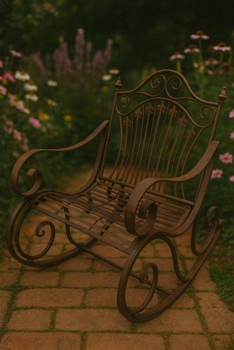 Tuinstoel - IJzer - Schommelstoel, Antiek en Kunst, Curiosa en Brocante