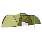 vidaXL Iglotent 8-persoons 650x240x190 cm groen, Caravans en Kamperen, Tenten, Nieuw