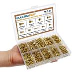 1080 stuks kleine kruiskop houtschroeven, goudkleurig, Verzenden, Nieuw