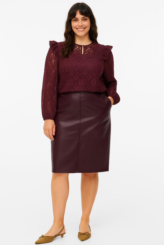 VERO MODA curve imitatieL=48/50Maat 46/48 (XL) of groter, Kleding | Dames, Rokken, Overige kleuren, Nieuw, Maat 46/48 (XL) of groter