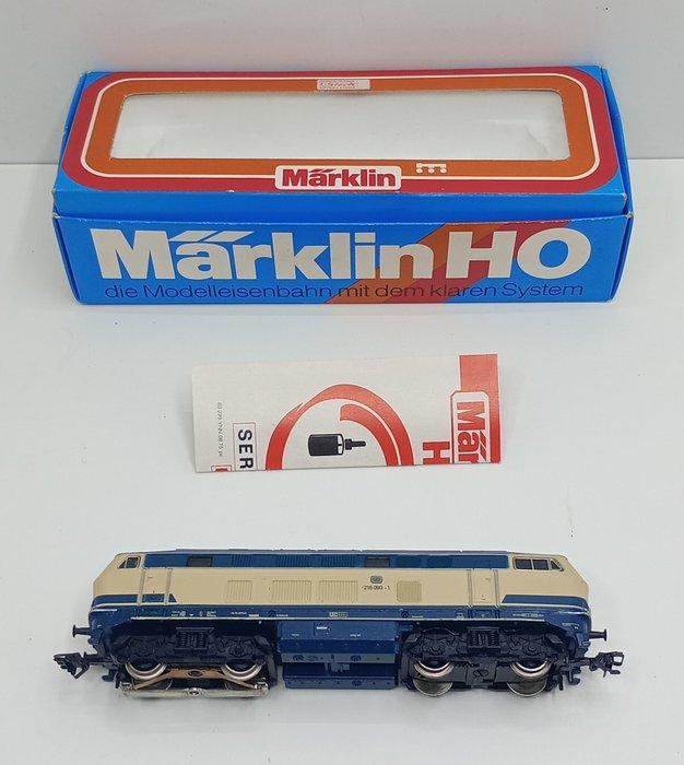 Märklin H0 - 3074 - Diesellocomotief (1) - BR 216 - DB, Hobby en Vrije tijd, Modeltreinen | H0