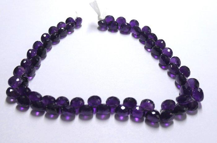 Ongelooflijke natuurzuivere ametisten op draad om in, Antiek en Kunst, Curiosa en Brocante