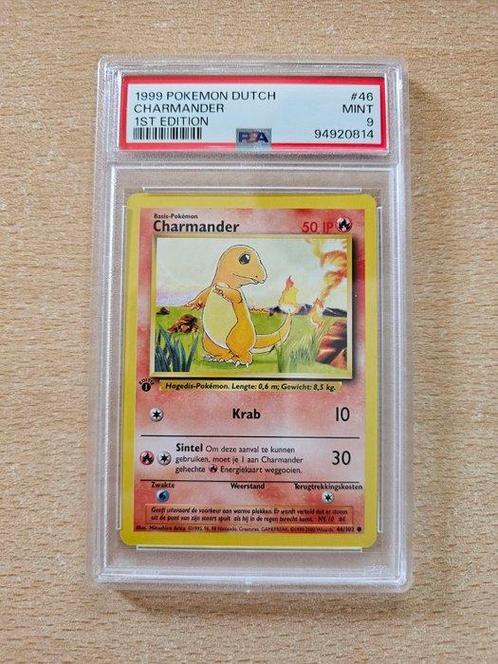 Pokémon - 1 Graded card - Charmander 1st Edition Dutch - PSA, Hobby & Loisirs créatifs, Jeux de cartes à collectionner | Pokémon