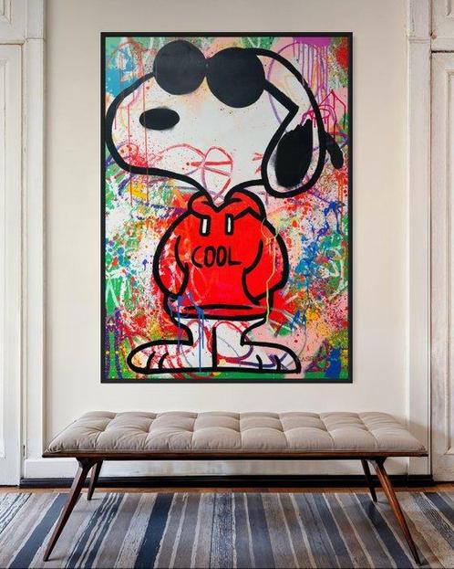 CASPA - Snoopy Cool, Antiek en Kunst, Kunst | Schilderijen | Modern