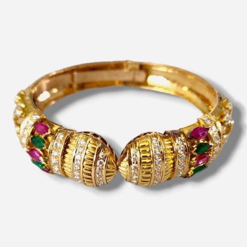 Armband - 18 karaat Geel goud, Prachtige vintage 18k gouden, Handtassen en Accessoires, Armbanden