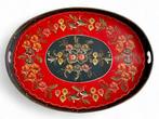 Dienblad - Franse brocante met de hand geschilderd - Hout -