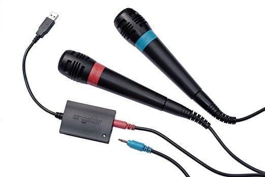 2x Originele Singstar Microfoon Wired PS2, PS3, Games en Spelcomputers, Spelcomputers | Sony PlayStation 2, Zo goed als nieuw