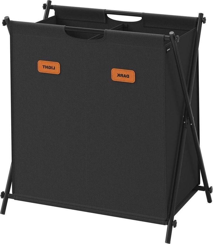 Wasmand 115 liter - waszak met 2 vakken - opvouwbaar -, Huis en Inrichting, Badkamer | Badkamermeubels, Verzenden