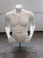 Paspop, Etalagepop Man, B63 x D45 x H83cm, wit