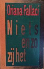 NIETS EN ZO ZIJ HET 9789035102361 O. Fallaci, Boeken, Verzenden, Gelezen, O. Fallaci