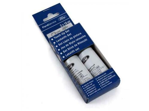 ORIGINEEL Ford Verf Pennenset ARKTIS WHITE-METALLIC + Blanke, Auto diversen, Autogereedschap, Ophalen of Verzenden