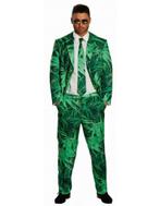 Cannabis print heren kostuum, Ophalen of Verzenden, Nieuw