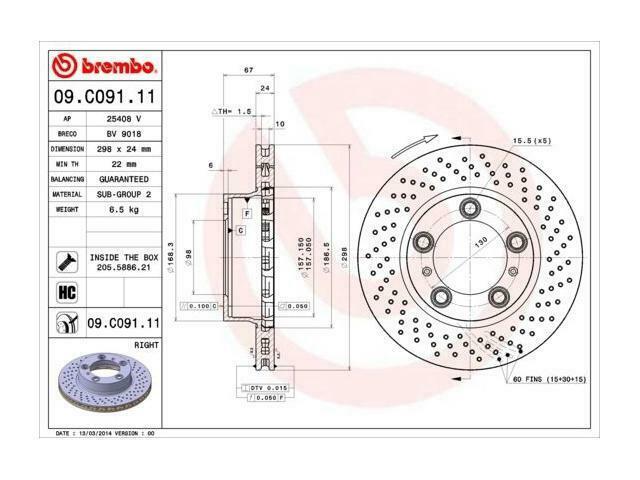 Remschijf, Auto-onderdelen, Remmen en Aandrijving, Ophalen of Verzenden