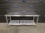 Werkbank | werktafel | RVS | 190cm, Gebruikt