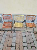 Kinderstoel (3) - Set van drie kleurrijke vintage, Antiek en Kunst