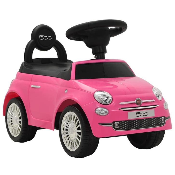 vidaXL Loopauto Fiat 500 roze, Kinderen en Baby's, Speelgoed | Buiten | Los speelgoed, Nieuw, Verzenden