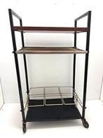 Serveerwagen - Staal, Hout - Dranktafel