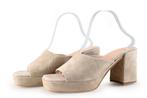 Manfield Muiltjes in maat 41 Beige | 5% extra korting, Verzenden, Beige, Manfield, Gedragen