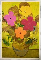 Mr Brainwash (1966) - Van Gogh / Andy Warhol - Sunflowers ·, Antiek en Kunst