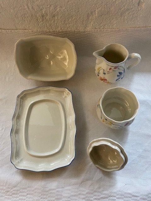 Villeroy & Boch - Suiker en roomstel (5) - Riviera -, Antiek en Kunst, Antiek | Meubels | Tafels