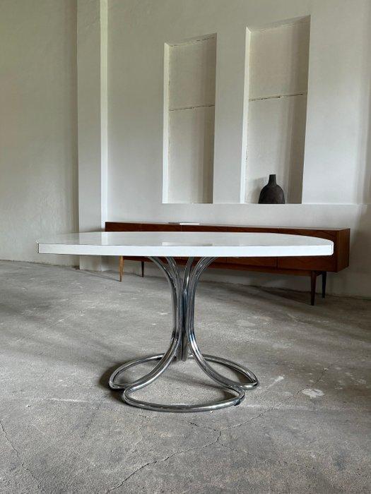 Gastone Rinaldi ( - Table à manger - Acier, Bois, Antiek en Kunst, Antiek | Meubels | Stoelen en Sofa's