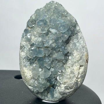 celestine Blue Celstine Geode Egg Cluster - Hoogte: 13.2 cm