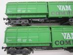 Roco H0 - Modeltrein goederenwagon (3) - 3 VAM wagens - NS, Nieuw