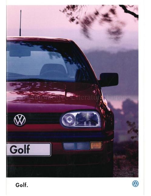 1997 VOLKSWAGEN GOLF BROCHURE NEDERLANDS, Boeken, Auto's | Folders en Tijdschriften