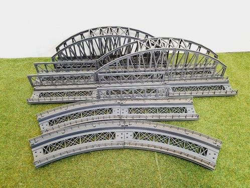 Märklin H0 - 7262-7263-7267-7268 - Modeltrein brugdelen (10), Hobby en Vrije tijd, Modeltreinen | H0
