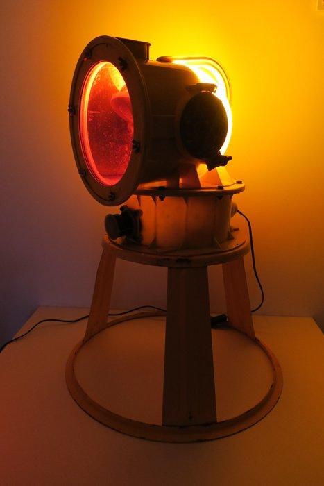 Staande lamp - Glas, Staal, Aluminium, Plastic - Een, Antiquités & Art, Antiquités | Assiettes décoratives & Carrelages